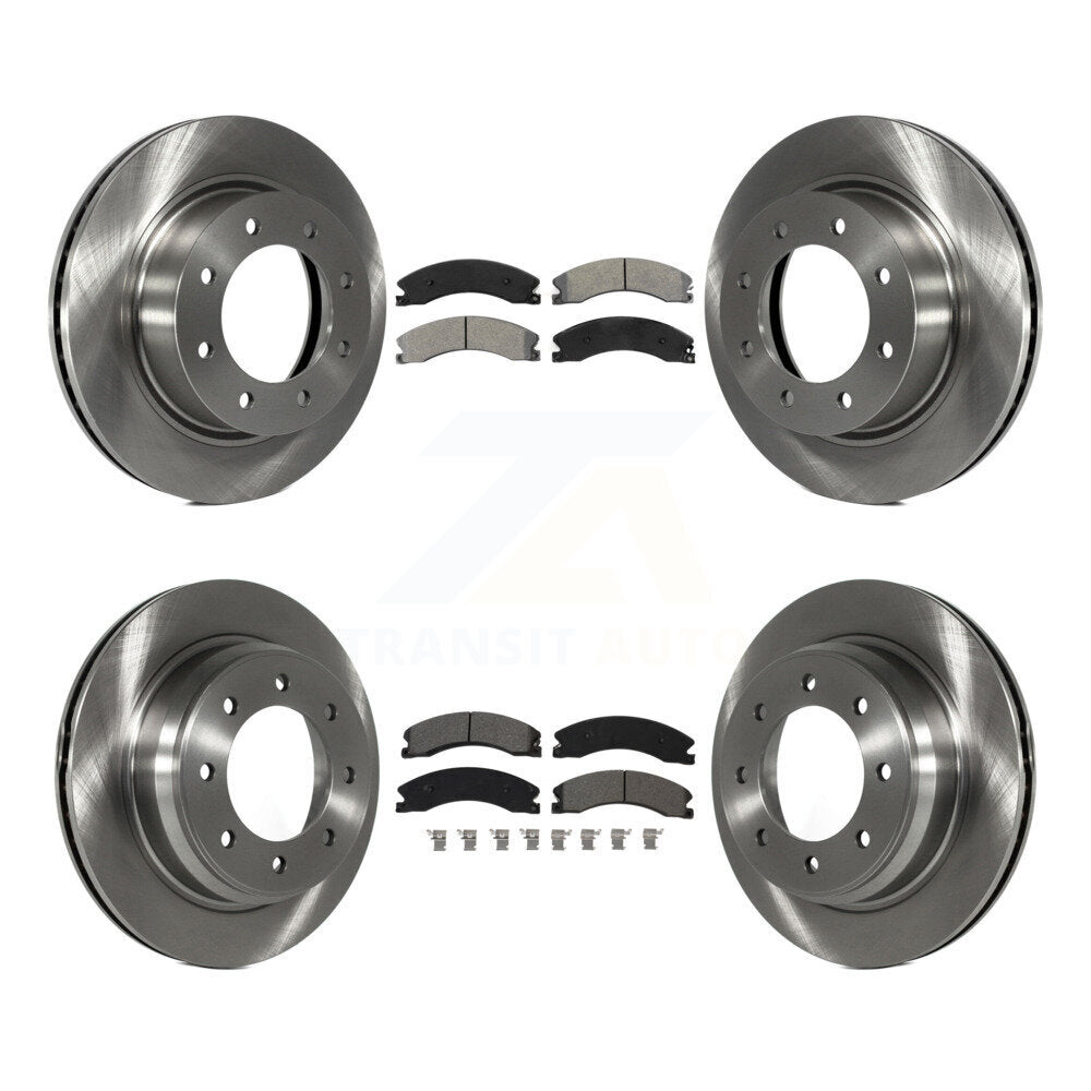 [Avant + Arrière] Kit de Disque et plaquette (semi-métallique) de frein pour 2012-2021 Nissan NV2500 NV3500 NV1500 K8S-102933