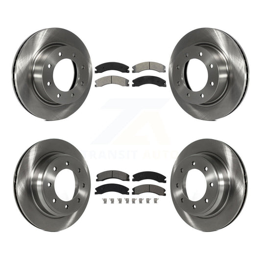 [Avant + Arrière] Kit de Disque et plaquette (semi-métallique) de frein pour 2012-2021 Nissan NV2500 NV3500 NV1500 K8S-102933