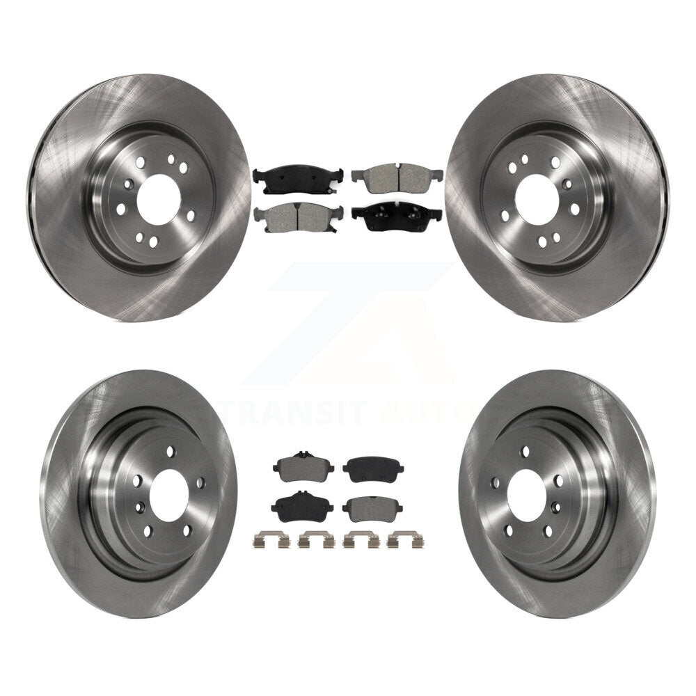 [Avant + Arrière] Kit de Disque et plaquette (semi-métallique) de frein pour Mercedes-Benz ML350 GLE350 ML250 GLE300d K8S-102934