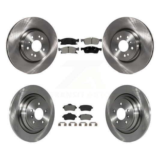 [Avant + Arrière] Kit de Disque et plaquette (semi-métallique) de frein pour Mercedes-Benz ML350 GLE350 ML250 GLE300d K8S-102934