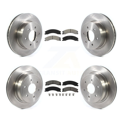 [Avant + Arrière] Kit de Disque et plaquette (semi-métallique) de frein pour 2016-2022 Nissan TITAN XD K8S-102950