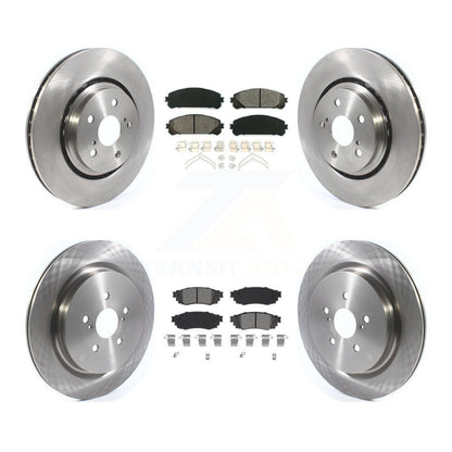 [Avant + Arrière] Kit de Disque et plaquette (semi-métallique) de frein pour Lexus RX350 RX450h RX350L RX450hL K8S-102952