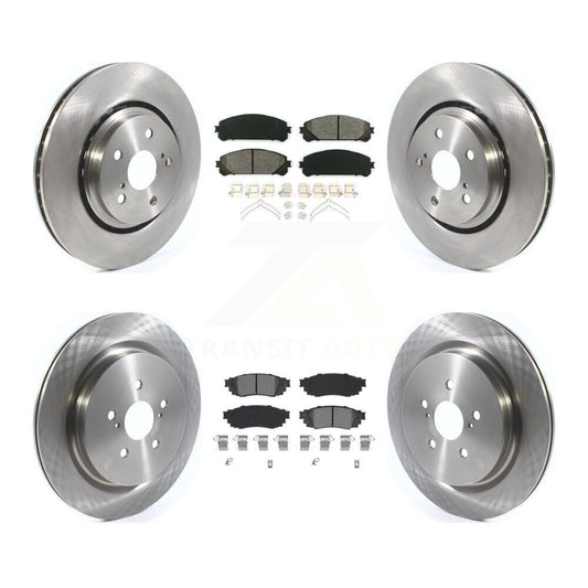 [Avant + Arrière] Kit de Disque et plaquette (semi-métallique) de frein pour Lexus RX350 RX450h RX350L RX450hL K8S-102952