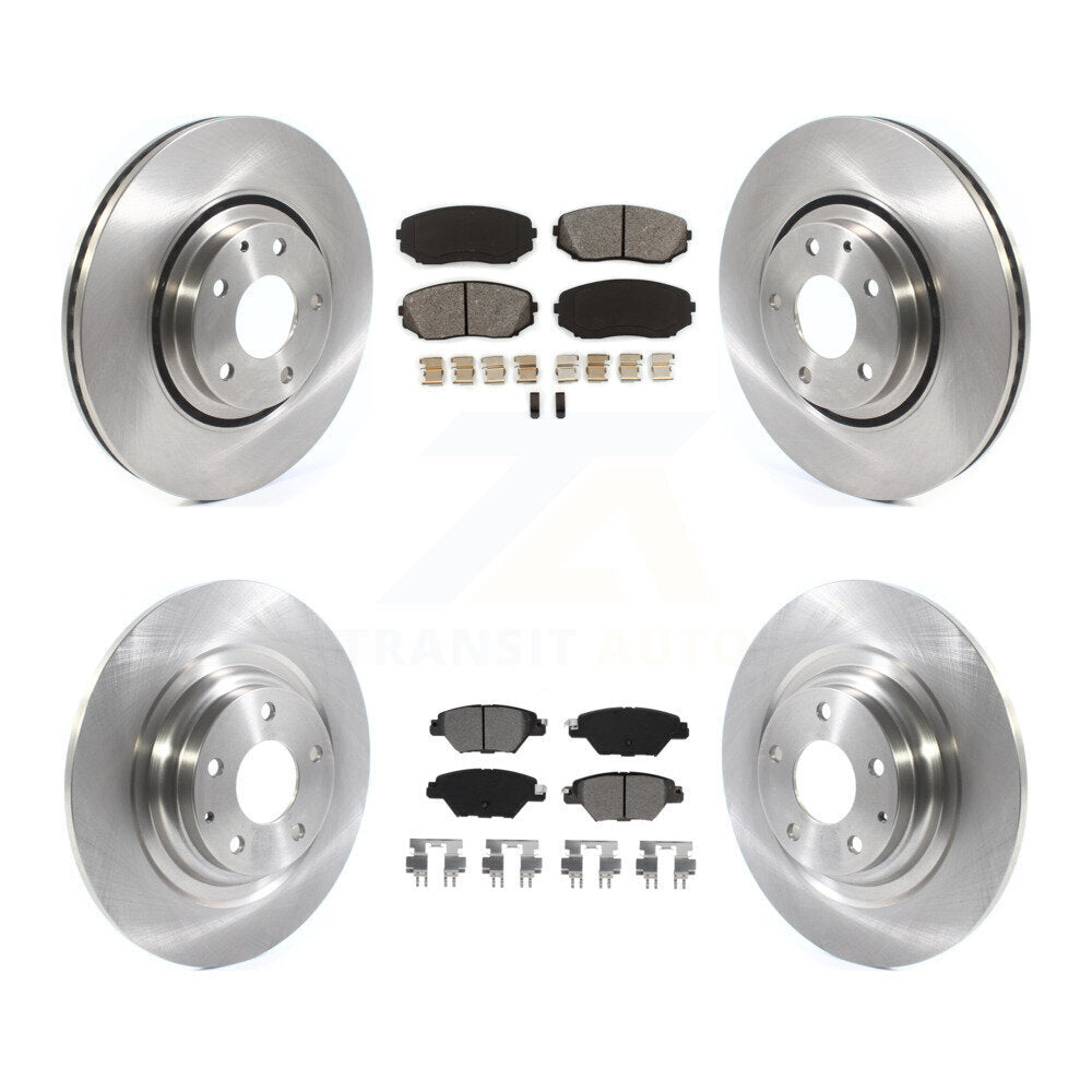 [Avant + Arrière] Kit de Disque et plaquette (semi-métallique) de frein pour 2016-2022 Mazda CX-9 K8S-102954