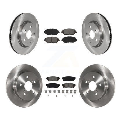 [Avant + Arrière] Kit de Disque et plaquette (semi-métallique) de frein pour Toyota Camry RAV4 Lexus ES350 Avalon ES300h UX250h UX200 C-HR Venza ES250 Corolla Cross K8S-102955