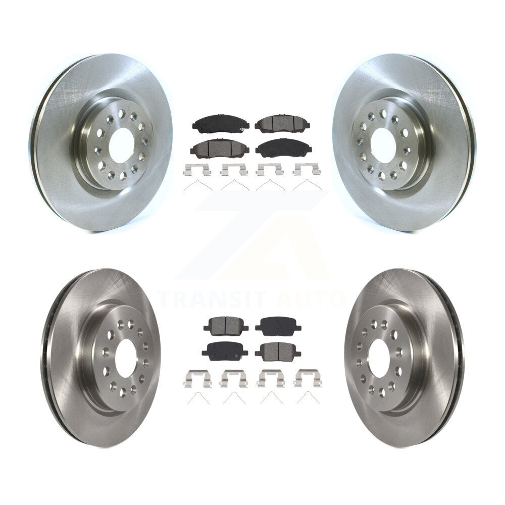 [Avant + Arrière] Kit de Disque et plaquette (semi-métallique) de frein pour Cadillac XT5 Buick Enclave XT6 K8S-102957