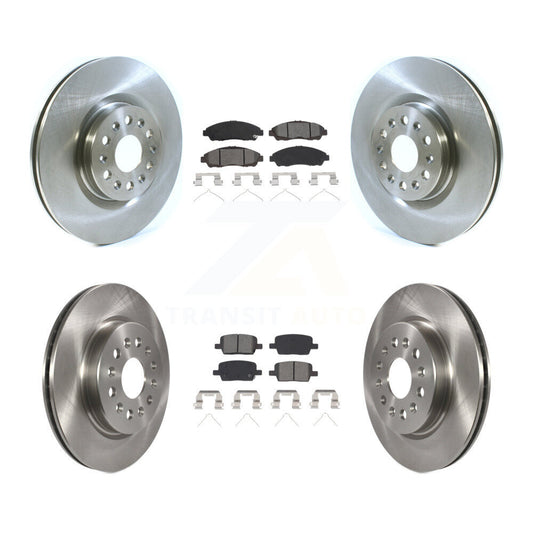 [Avant + Arrière] Kit de Disque et plaquette (semi-métallique) de frein pour Cadillac XT5 Buick Enclave XT6 K8S-102957