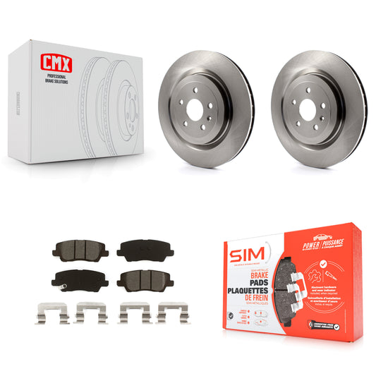 [Arrière] Kit de Disque et plaquette (semi-métallique) de frein pour 2015 Cadillac CTS 6.2L K8S-102958