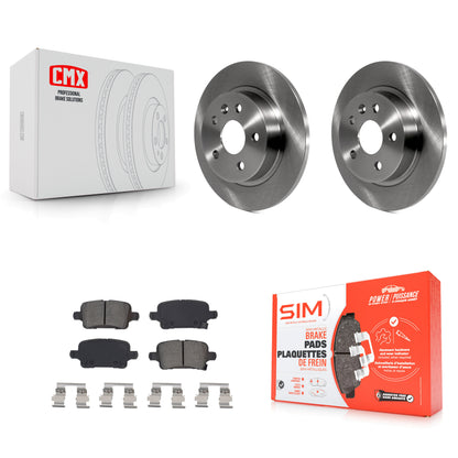 [Arrière] Kit de Disque et plaquette (semi-métallique) de frein pour 2016 Chevrolet Cruze avec 268mm Diameter Rotor K8S-102960