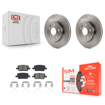 [Arrière] Kit de Disque et plaquette (semi-métallique) de frein pour Chevrolet Camaro Cadillac CT6 K8S-102961