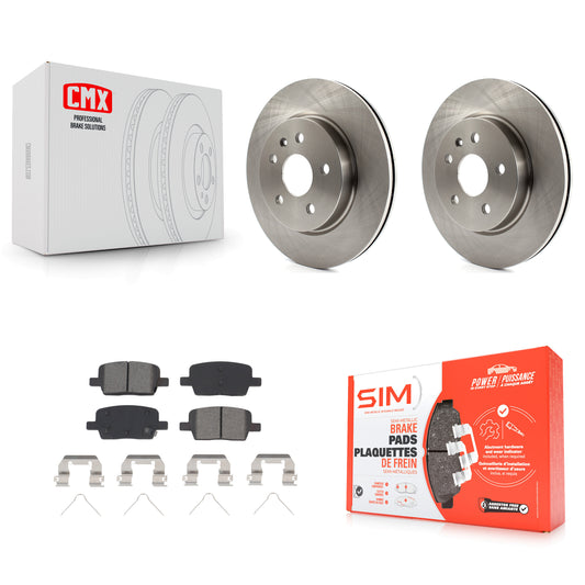 [Arrière] Kit de Disque et plaquette (semi-métallique) de frein pour Chevrolet Camaro Cadillac CT6 K8S-102961