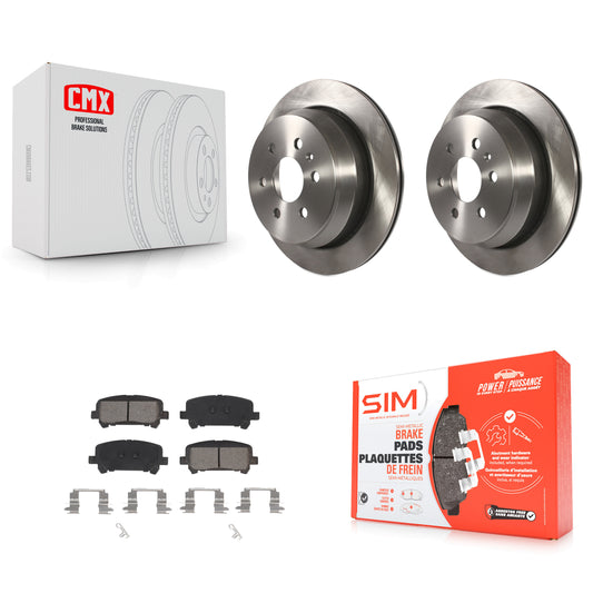 [Arrière] Kit de Disque et plaquette (semi-métallique) de frein pour 2015-2020 Chevrolet Colorado GMC Canyon K8S-102965