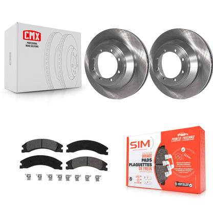 [Arrière] Kit de Disque et plaquette (semi-métallique) de frein pour Ford E-450 Super Duty K8S-102968