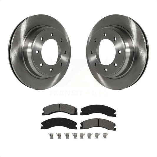 [Arrière] Kit de Disque et plaquette (semi-métallique) de frein pour 2012-2021 Nissan NV2500 NV3500 NV1500 K8S-102975 par Transit Auto