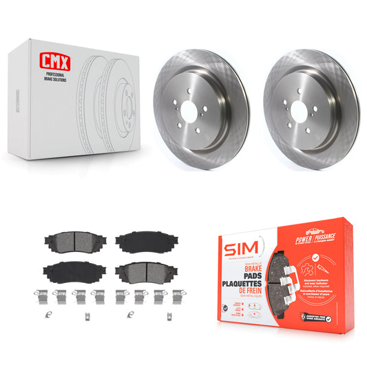 [Arrière] Kit de Disque et plaquette (semi-métallique) de frein pour Lexus RX350 RX450h RX350L RX450hL K8S-102983
