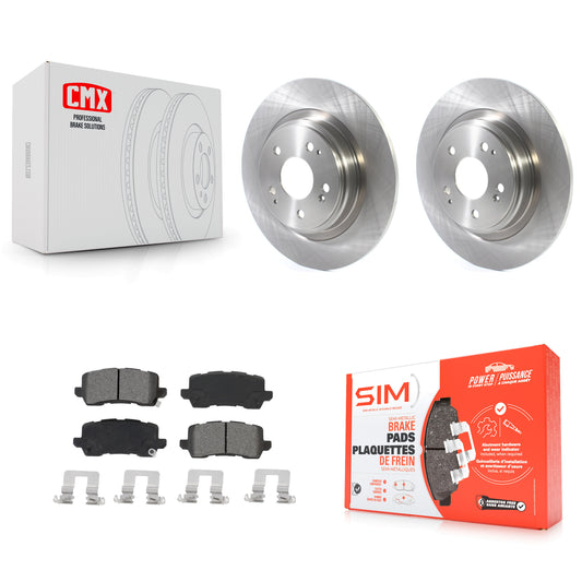 [Arrière] Kit de Disque et plaquette (semi-métallique) de frein pour 2017-2020 Acura MDX K8S-102986