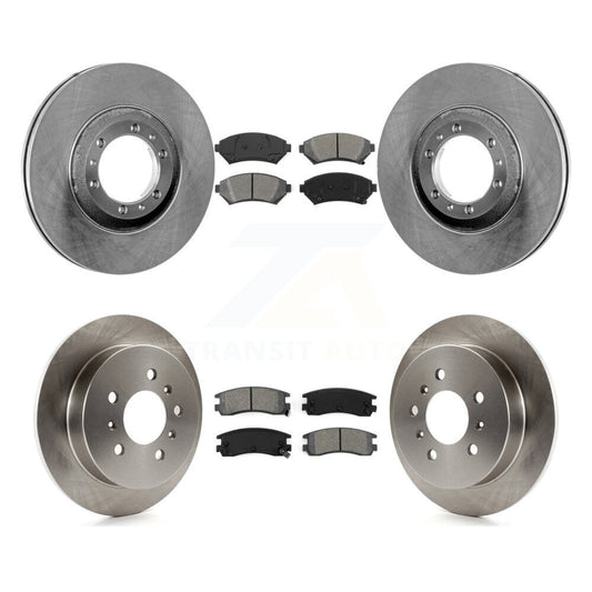 [Avant + Arrière] Kit de Disque et plaquette (semi-métallique) de frein pour Buick Century Pontiac Grand Prix Chevrolet Venture Regal Oldsmobile Intrigue Montana Trans Sport K8S-102995