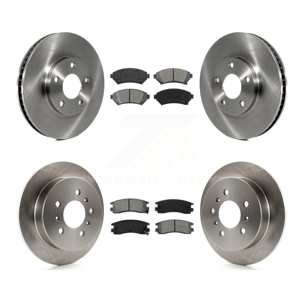 [Avant + Arrière] Kit de Disque et plaquette (semi-métallique) de frein pour Chevrolet Impala Monte Carlo Oldsmobile Intrigue K8S-102996