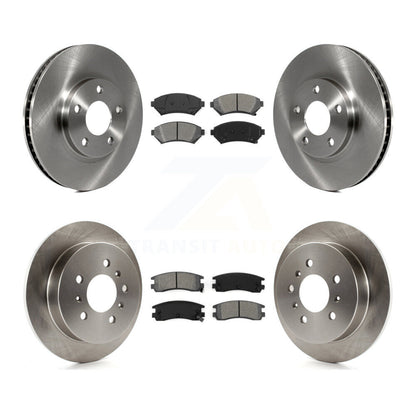 [Avant + Arrière] Kit de Disque et plaquette (semi-métallique) de frein pour Chevrolet Impala Monte Carlo Oldsmobile Intrigue K8S-102996