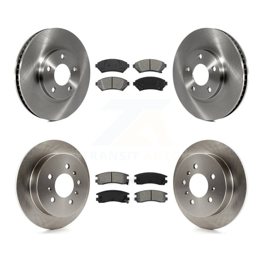 [Avant + Arrière] Kit de Disque et plaquette (semi-métallique) de frein pour Chevrolet Impala Monte Carlo Oldsmobile Intrigue K8S-102996
