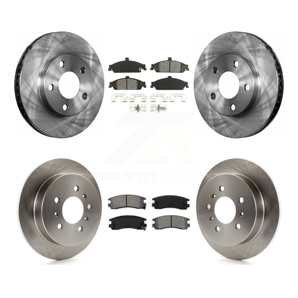 [Avant + Arrière] Kit de Disque et plaquette (semi-métallique) de frein pour Pontiac Grand Am Oldsmobile Alero K8S-102997
