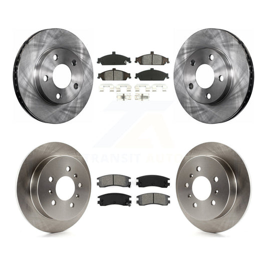 [Avant + Arrière] Kit de Disque et plaquette (semi-métallique) de frein pour Pontiac Grand Am Oldsmobile Alero K8S-102997