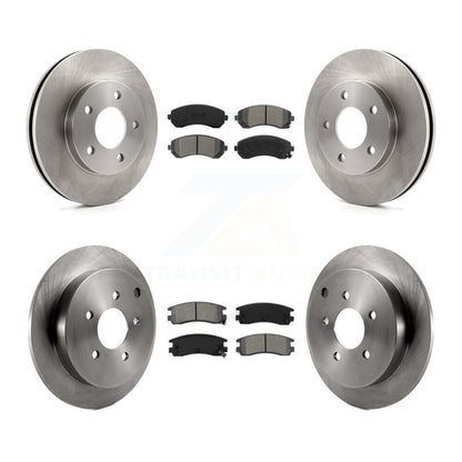 [Avant + Arrière] Kit de Disque et plaquette (semi-métallique) de frein pour Buick Rendezvous Pontiac Aztek K8S-102998