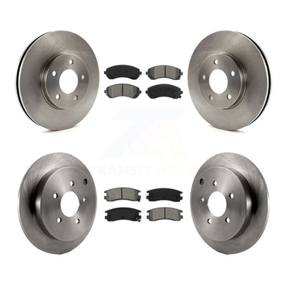 [Avant + Arrière] Kit de Disque et plaquette (semi-métallique) de frein pour Buick Rendezvous Chevrolet Venture Pontiac Montana Aztek Oldsmobile Silhouette K8S-102999