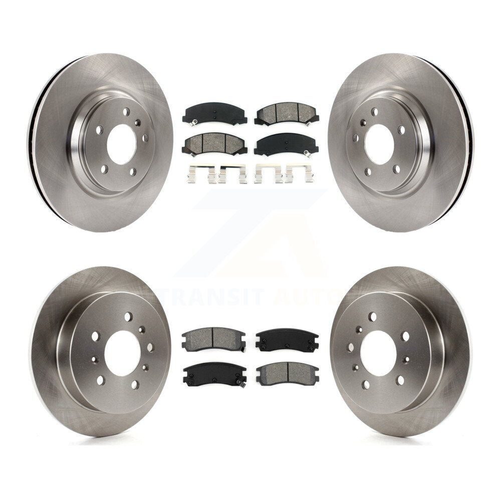 [Avant + Arrière] Kit de Disque et plaquette (semi-métallique) de frein pour Buick LaCrosse Allure K8S-103000