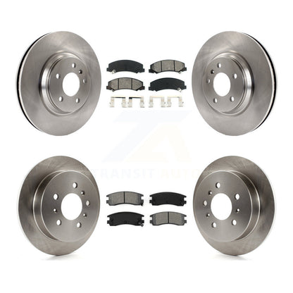 [Avant + Arrière] Kit de Disque et plaquette (semi-métallique) de frein pour Buick LaCrosse Allure K8S-103000