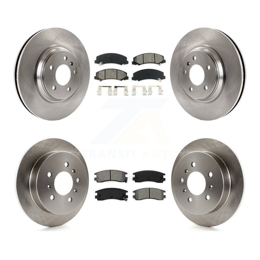 [Avant + Arrière] Kit de Disque et plaquette (semi-métallique) de frein pour Buick LaCrosse Allure K8S-103000