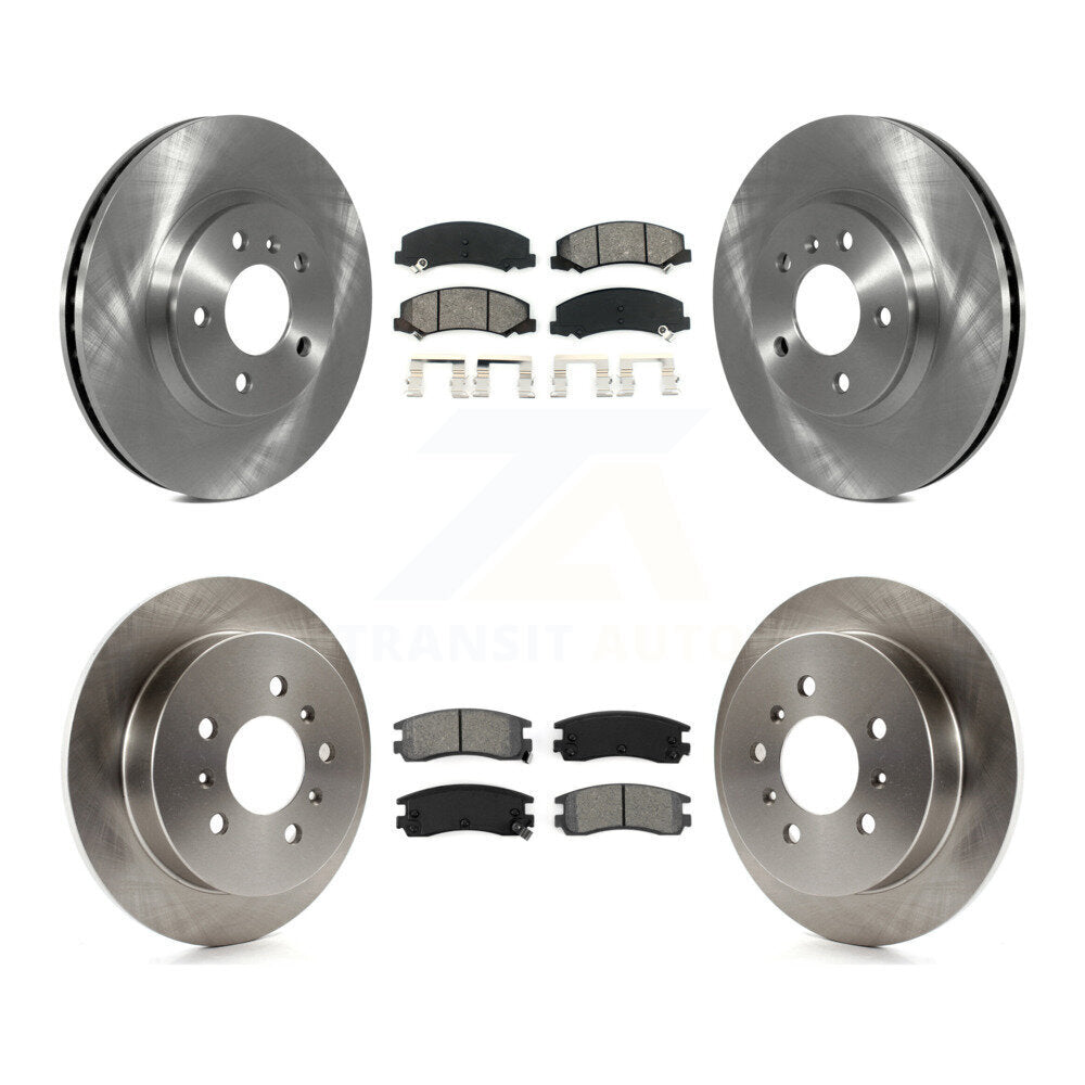 [Avant + Arrière] Kit de Disque et plaquette (semi-métallique) de frein pour Chevrolet Impala Monte Carlo K8S-103002