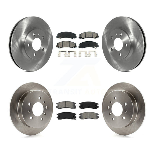 [Avant + Arrière] Kit de Disque et plaquette (semi-métallique) de frein pour Chevrolet Impala Monte Carlo K8S-103002