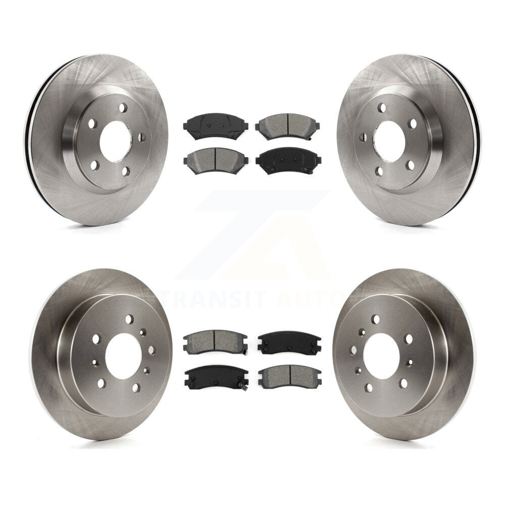[Avant + Arrière] Kit de Disque et plaquette (semi-métallique) de frein pour 2005 Chevrolet Impala Monte Carlo From Chassis/VIN #59143076 K8S-103003