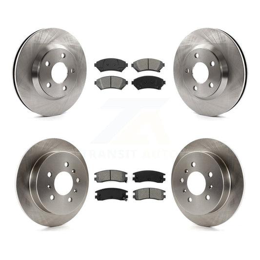[Avant + Arrière] Kit de Disque et plaquette (semi-métallique) de frein pour 2005 Chevrolet Impala Monte Carlo From Chassis/VIN #59143076 K8S-103003