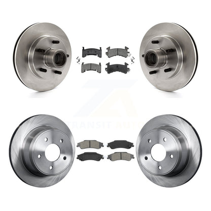 [Avant + Arrière] Kit de Disque et plaquette (semi-métallique) de frein pour Chevrolet S10 Blazer GMC Sonoma Jimmy Isuzu Hombre K8S-103060