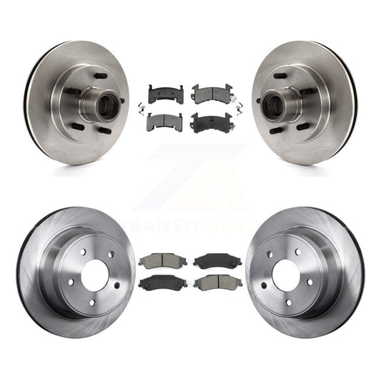 [Avant + Arrière] Kit de Disque et plaquette (semi-métallique) de frein pour Chevrolet S10 Blazer GMC Sonoma Jimmy Isuzu Hombre K8S-103060