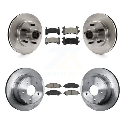 [Avant + Arrière] Kit de Disque et plaquette (semi-métallique) de frein pour 2003 Chevrolet S10 RWD avec rear brakes K8S-103061