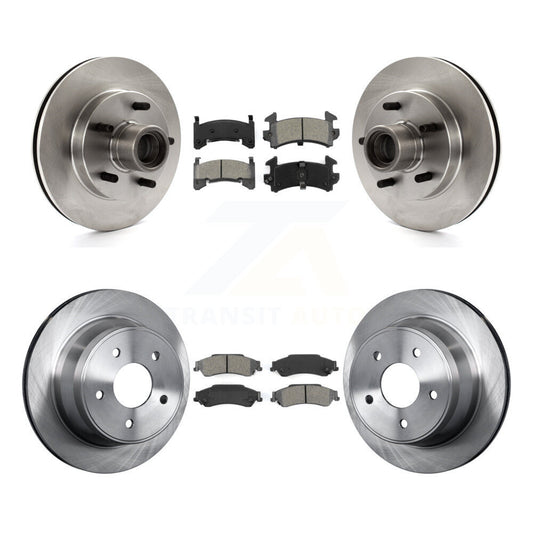 [Avant + Arrière] Kit de Disque et plaquette (semi-métallique) de frein pour 2003 Chevrolet S10 RWD avec rear brakes K8S-103061