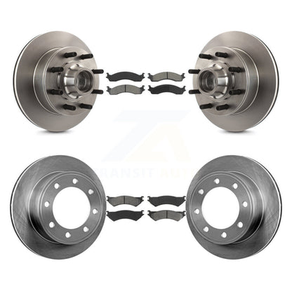 [Avant + Arrière] Kit de Disque et plaquette (semi-métallique) de frein pour Ford E-250 Econoline E-350 Super Duty Club Wagon K8S-103063