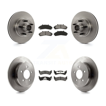 [Avant + Arrière] Kit de Disque et plaquette (semi-métallique) de frein pour Ford Ranger Explorer Mercury Mountaineer K8S-103070