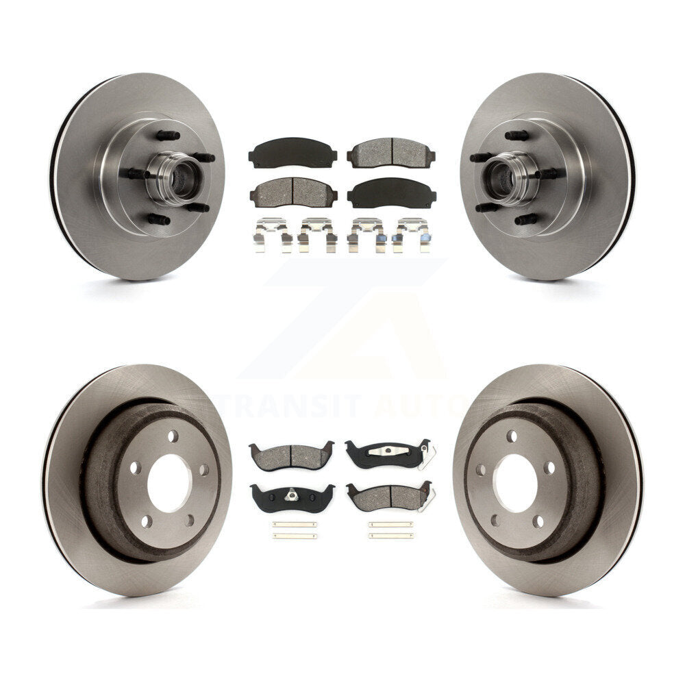 [Avant + Arrière] Kit de Disque et plaquette (semi-métallique) de frein pour 2010 Mazda B2300 avec 11-1 4" Diameter Rotor K8S-103071
