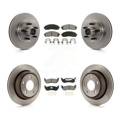 [Avant + Arrière] Kit de Disque et plaquette (semi-métallique) de frein pour 2010 Mazda B2300 avec 11-1 4" Diameter Rotor K8S-103071