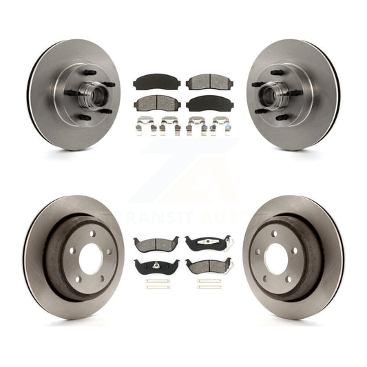 [Avant + Arrière] Kit de Disque et plaquette (semi-métallique) de frein pour 2010 Mazda B2300 avec 11-1 4" Diameter Rotor K8S-103071