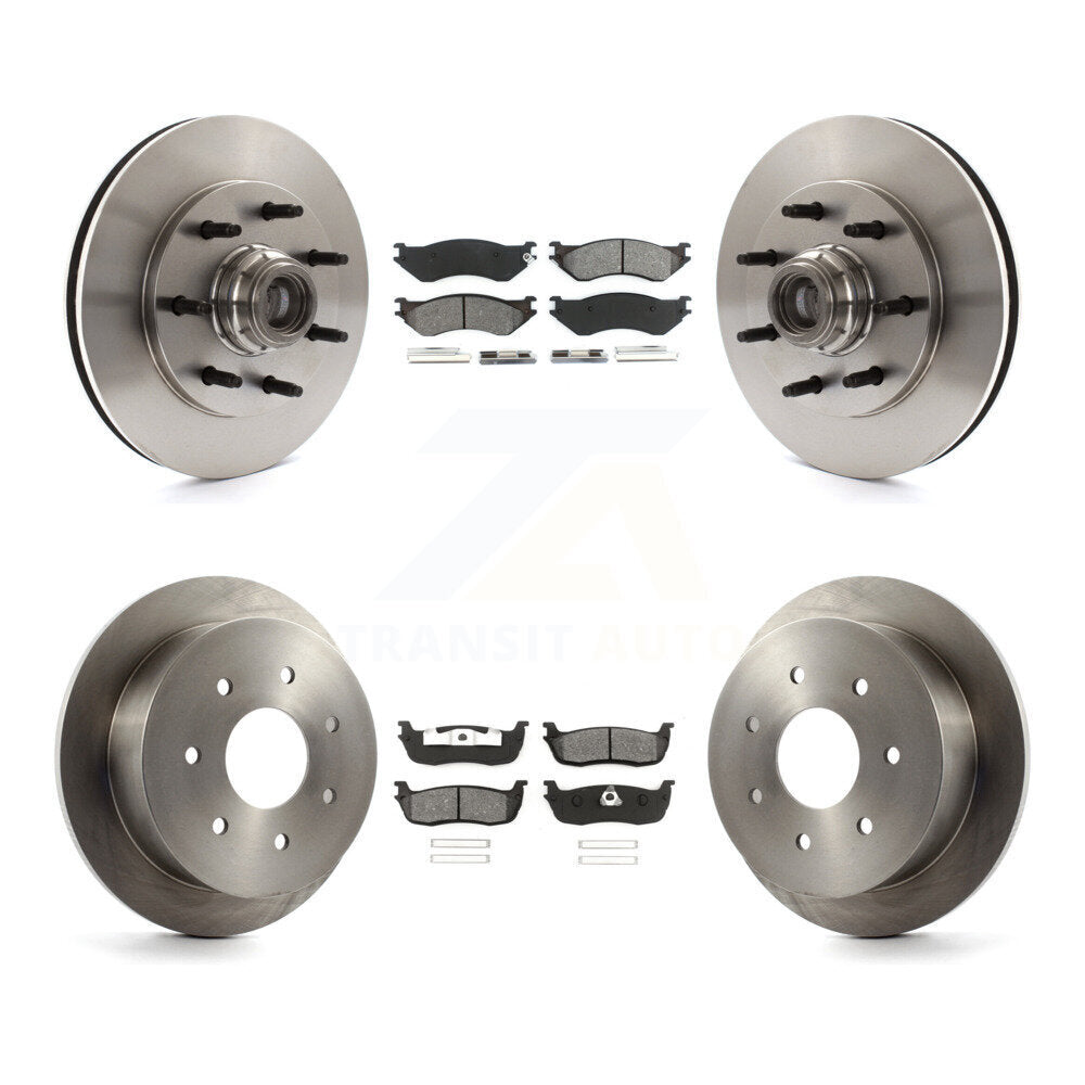 [Avant + Arrière] Kit de Disque et plaquette (semi-métallique) de frein pour Ford F-150 F-250 HD K8S-103073