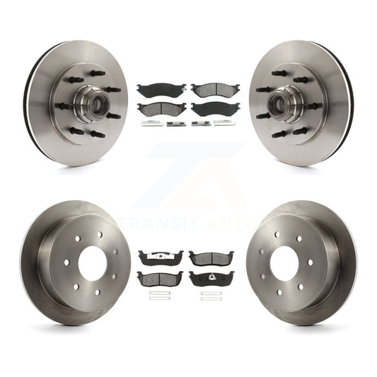 [Avant + Arrière] Kit de Disque et plaquette (semi-métallique) de frein pour Ford F-150 F-250 HD K8S-103073