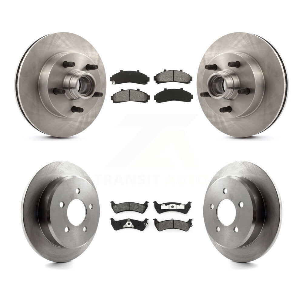 [Avant + Arrière] Kit de Disque et plaquette (semi-métallique) de frein pour Ford Ranger avec 261mm Diameter Rotor K8S-103075