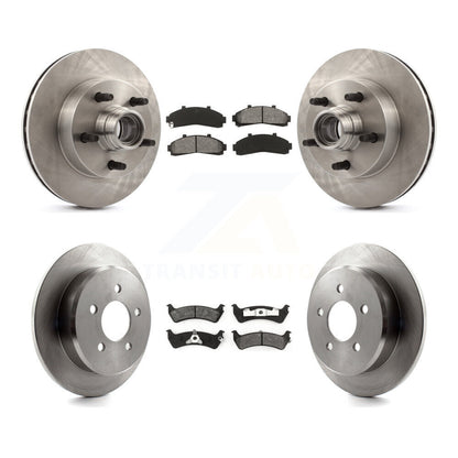 [Avant + Arrière] Kit de Disque et plaquette (semi-métallique) de frein pour Ford Ranger avec 261mm Diameter Rotor K8S-103075
