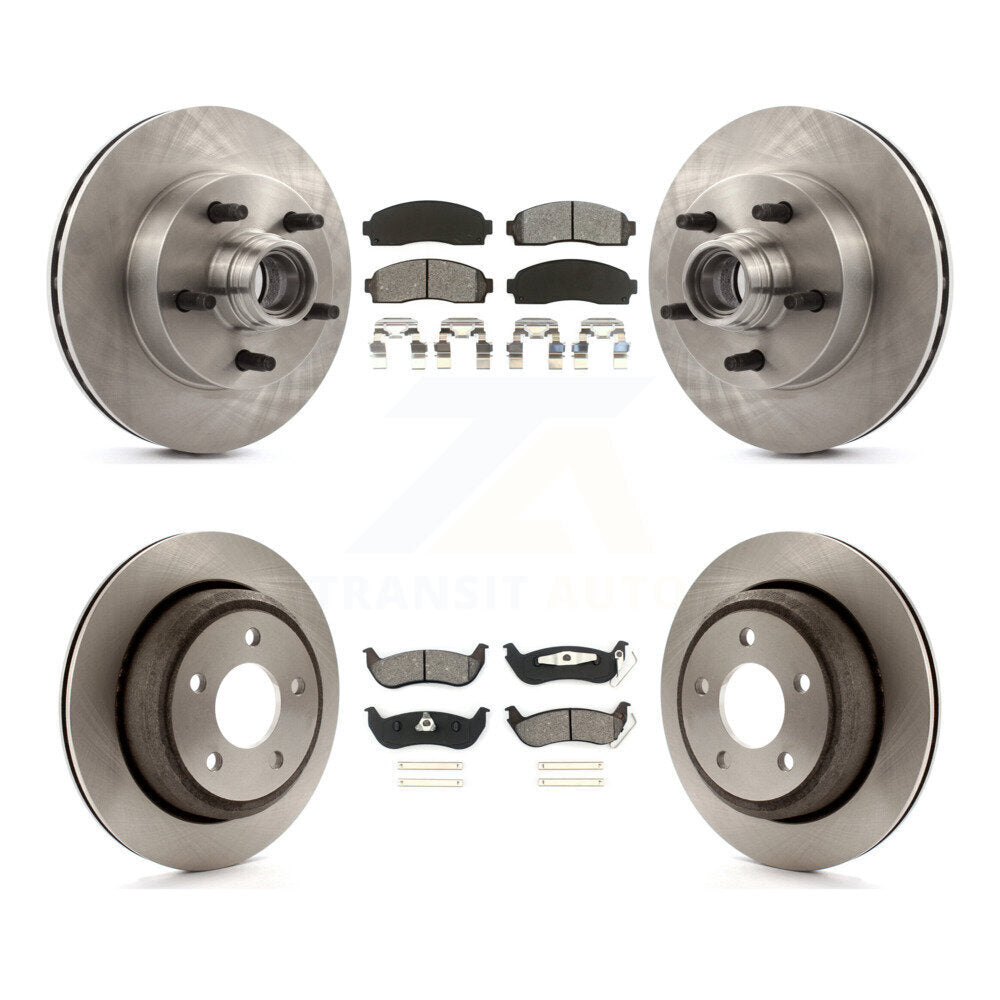 [Avant + Arrière] Kit de Disque et plaquette (semi-métallique) de frein pour 2010 Mazda B2300 avec 10.25" Diameter Rotor K8S-103076