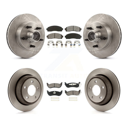 [Avant + Arrière] Kit de Disque et plaquette (semi-métallique) de frein pour 2010 Mazda B2300 avec 10.25" Diameter Rotor K8S-103076
